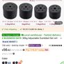 65kg Home Gym Weight Set + Barbell + Dumbbells + Bench Image 4