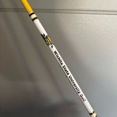 Wichita State University golf alignment stick