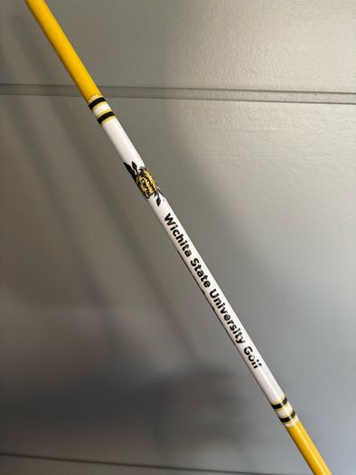 Wichita State University golf alignment stick