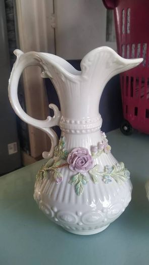 Antique Rare Belleek Pitchers