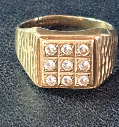 Vintage Gentlemans Gemset Ring