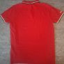Polo Ralph Lauren Men's L Polo Shirt Red White Tipped Big Sleeve Logo Custom Fit Image 7