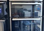 New display model whirlpool integrated double oven