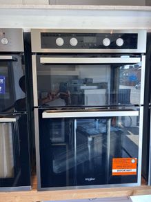 New display model whirlpool integrated double oven
