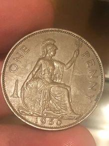 RARE 1950 Penny George VI Scrace Low mintage