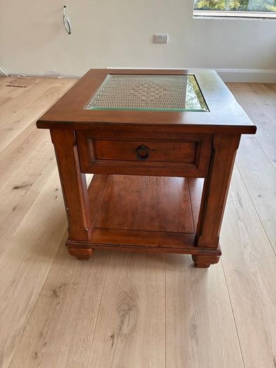 coffee table and matching side/lamp tables.