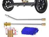 wash the bottom of the car Pressure Washer Cleaner Power Washer Under Car Water Broom withWasher nozzles For karcher/Parkside