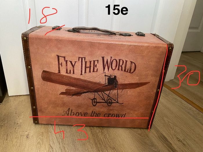 Vintage suitcase-photo prop