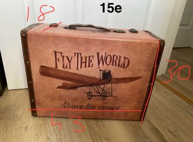Vintage suitcase-photo prop