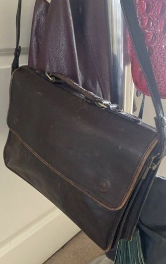 Vintage Brief Case Leather Vintage Style