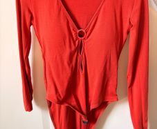 Deep V-Neck Slimming Bodysuit