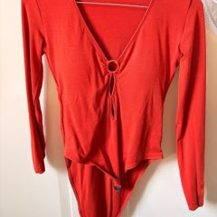 Deep V-Neck Slimming Bodysuit