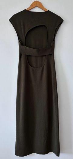 COS Open-Back Knitted Midi Dress