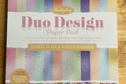Hunkydory crafts duo design paper pad