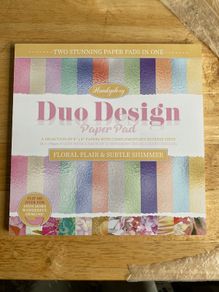 Hunkydory crafts duo design paper pad