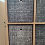 Wooden unit with fabric drawers Image 3