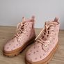 H&M girl toddler floral pink boots Uk6 Image 3