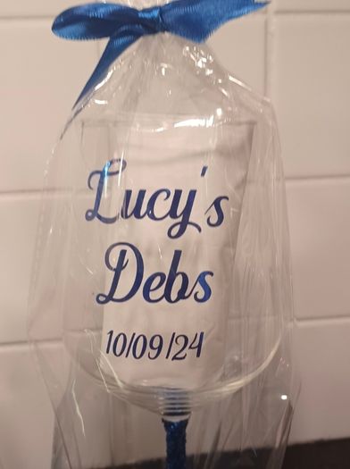personalised debs glasses