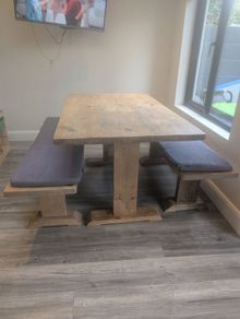 Table and Benches