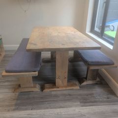 Table and Benches