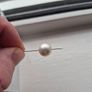 White Stone Beads ready for crafting Image 4