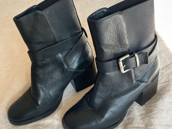 Black ankle boots, size 38, COS brand