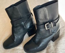 Black ankle boots, size 38, COS brand