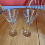 2 x Vintage/Retro Champagne Cocktail Glasses Image 3