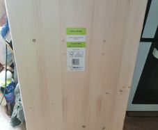 Wooden shelf