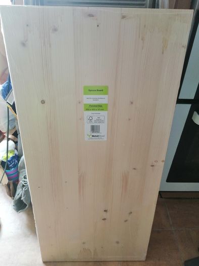 Wooden shelf