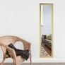 Full Length Mirror 120x30cm Wall & Door Mirror for Living Room or Bedroom, Gold PS Frame Image 2