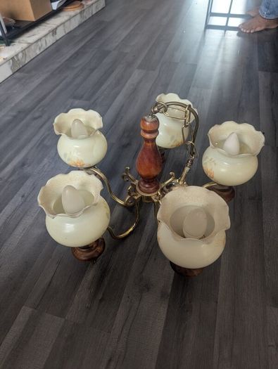 chandelier in flower design