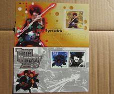 IRELAND, 2x Phil Lynott Mini sheets. MNH.stamps.