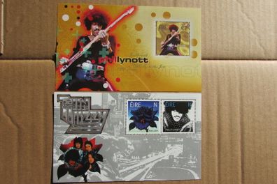 IRELAND, 2x Phil Lynott Mini sheets. MNH.stamps.