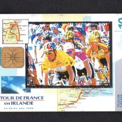 1998 Ireland 10 unit Tour De France in Ireland (ODS3) Callcard Used
