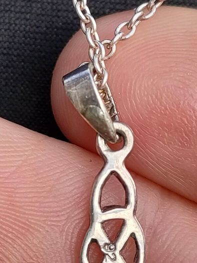 Celtic Knot and Onyx Sterling Silver pendant set