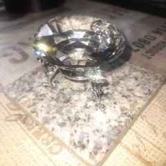 Large Glass Diamond display Postage Available or Collection,