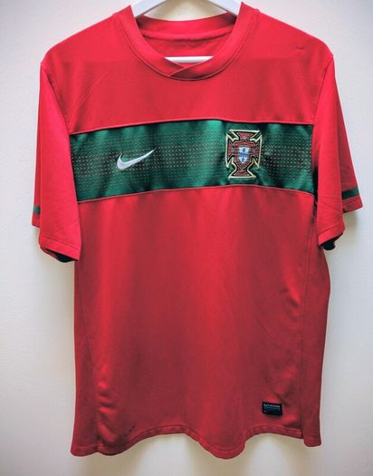 Portugal 2010 home football jersey shirt large mens nike