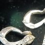 very nice old clips made of 935 silver Image 3