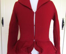 Girls RALPH LAUREN POLO Festive Red Jacket Cardigan Age 6
