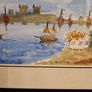 Small signed Watercolour painting framed Image 6
