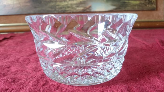 Galway Cut Crystal Bowl With Stamp And Label Made In Ireland