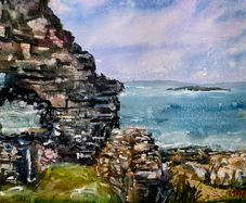 loop head watercolour