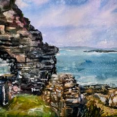 loop head watercolour