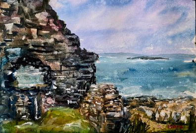 loop head watercolour