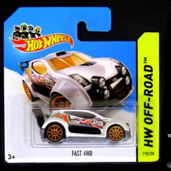 Hot Wheels Fast 4WD Hot Wheels 2014 Mattel Diecast HW Off Road 110/250 Brand New Factory Sealed