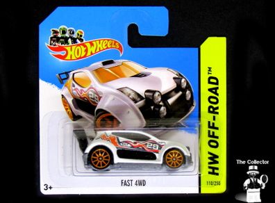 Hot Wheels Fast 4WD Hot Wheels 2014 Mattel Diecast HW Off Road 110/250 Brand New Factory Sealed