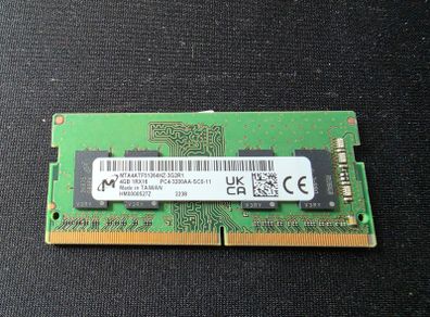 Micron 4gb Ddr4 3200mhz Laptop Ram Sodimm