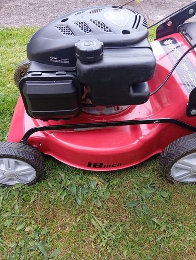 warrior petrol lawnmower