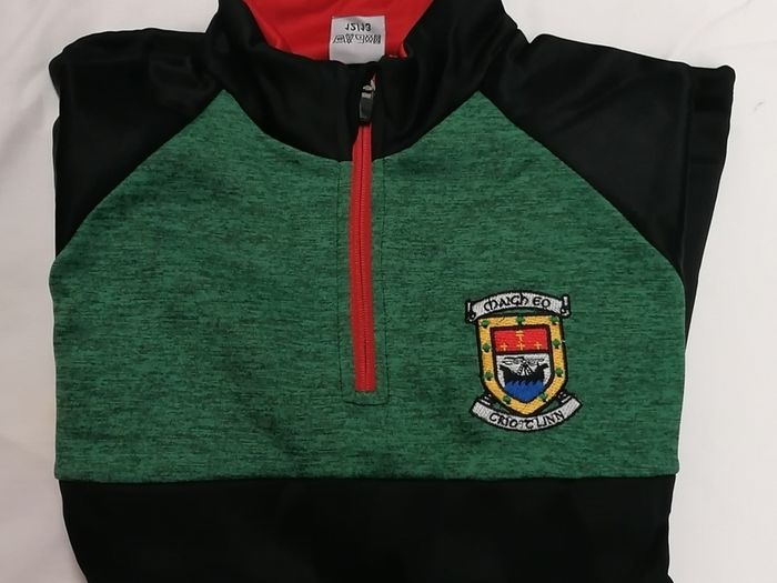 Mayo GAA Green,Red and Black Training Top.